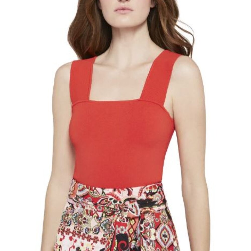 Alice + Olivia Rashida Square Neck Cropped Tank